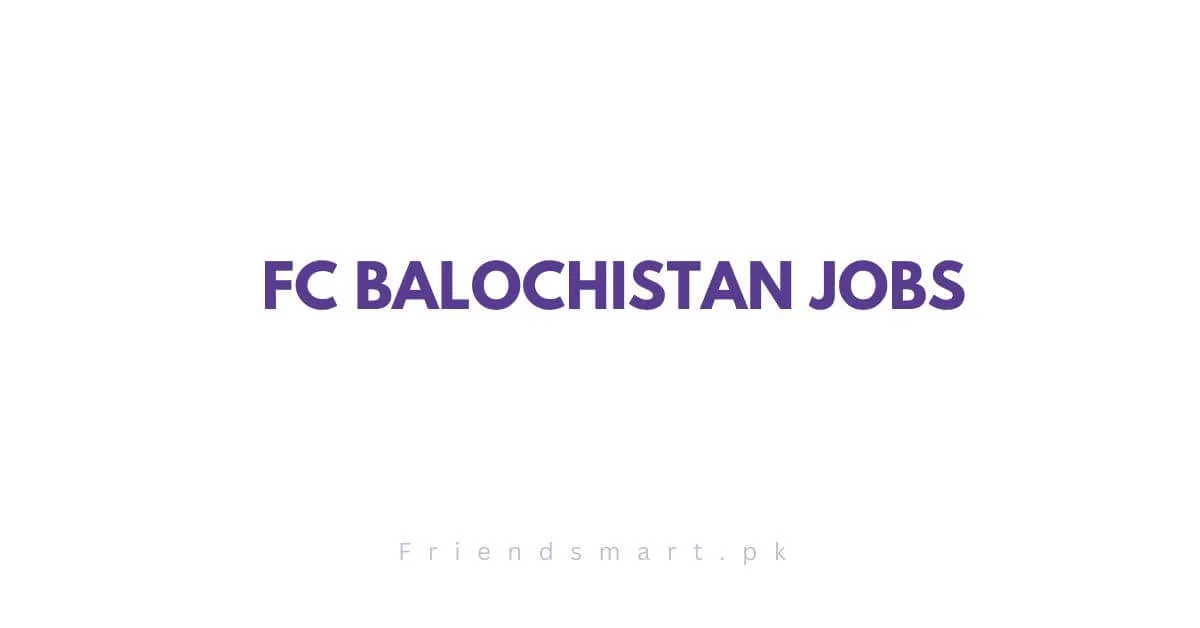 FC Balochistan Jobs