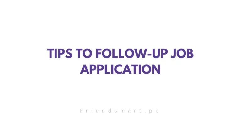 Tips to Follow-Up Job Application