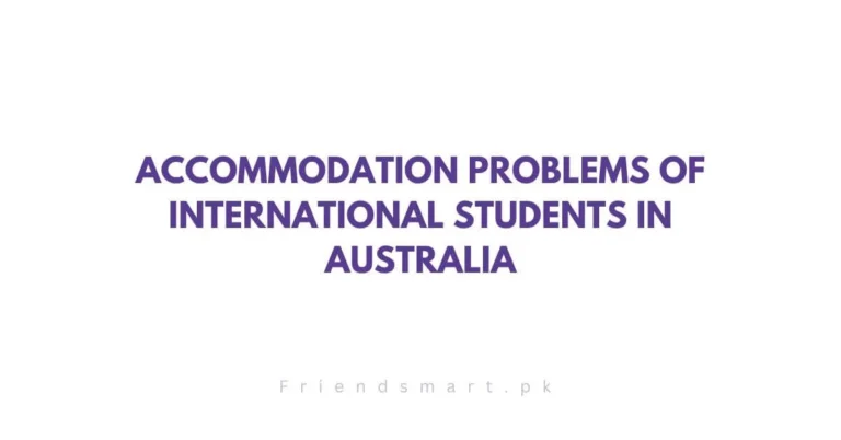 Accommodation Problems of International Students in Australia