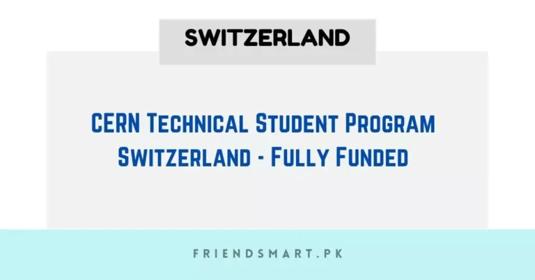 CERN Technical Student Program Switzerland - Fully Funded