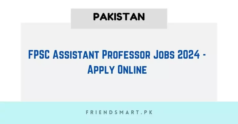 FPSC Assistant Professor Jobs