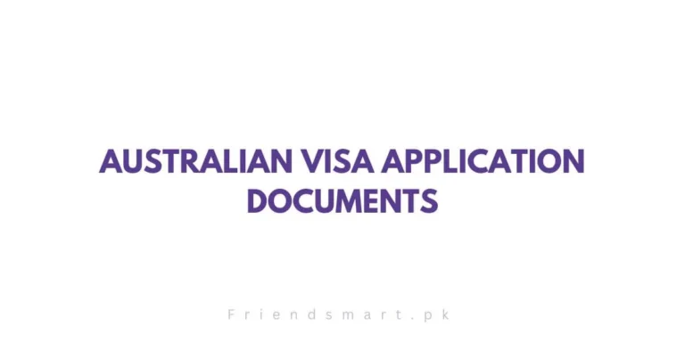 Australian Visa Application Documents