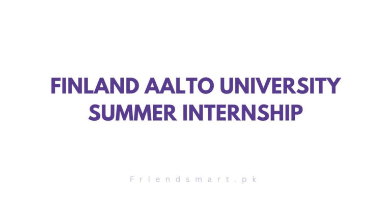 Finland Aalto University Summer Internship