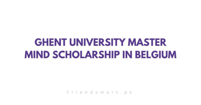 Ghent University Master Mind Scholarship in Belgium