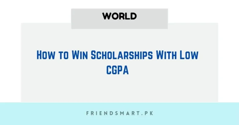 Scholarships With Low CGPA