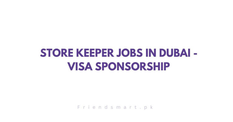 Store Keeper Jobs in Dubai