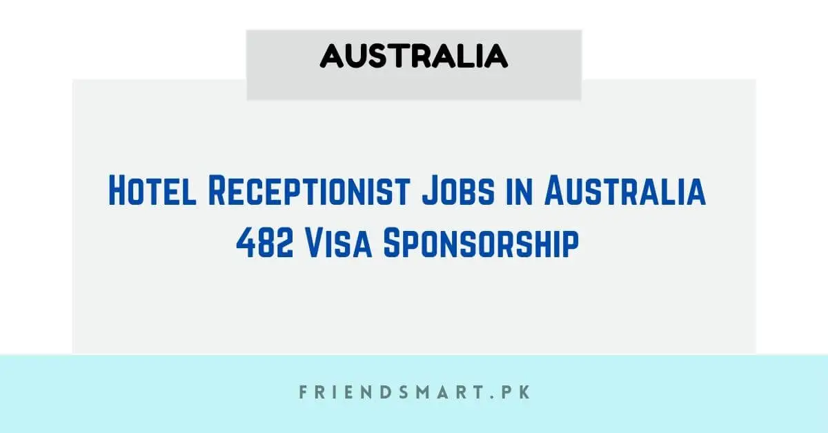 Hotel Receptionist Jobs in Australia