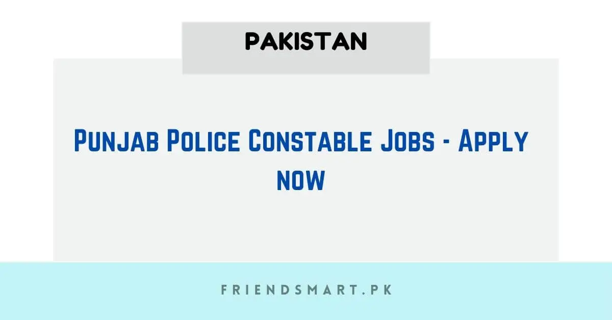 Punjab Police Constable Jobs