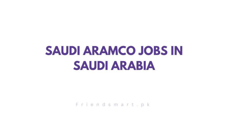 Saudi Aramco Jobs in Saudi Arabia