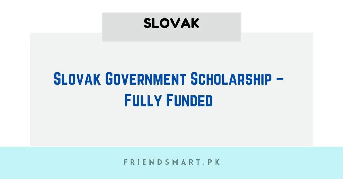 Slovak Government Scholarship