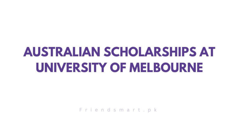 Australian Scholarships at University of Melbourne