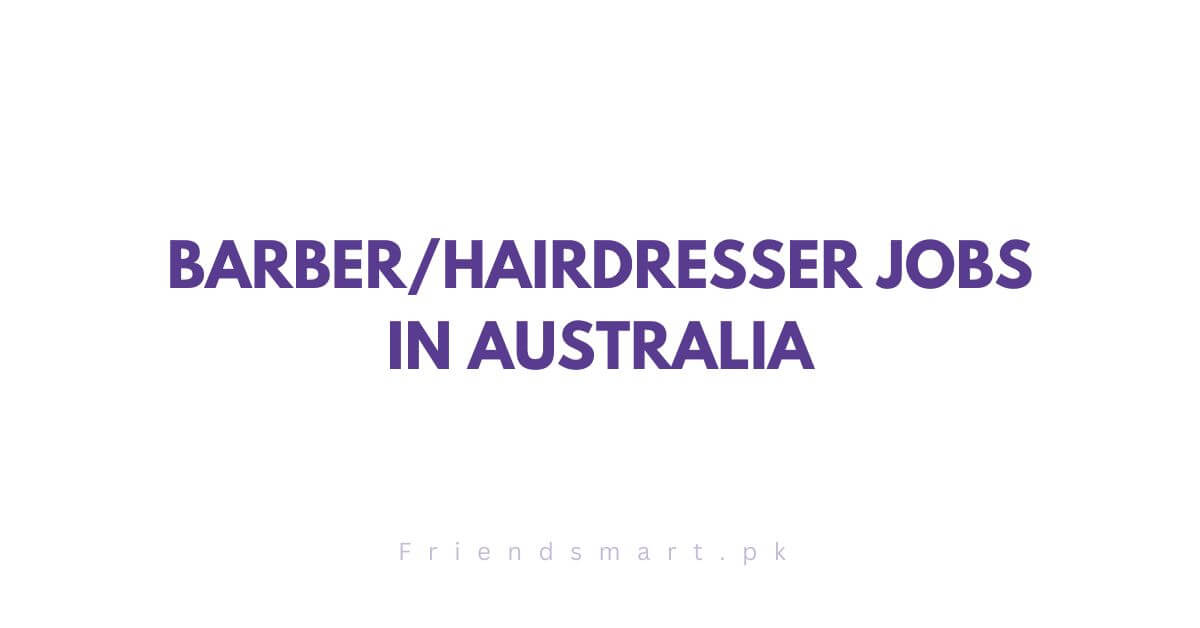 Barber/Hairdresser Jobs in Australia