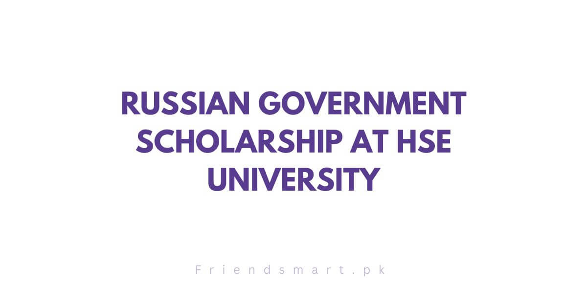 Russian Government Scholarship at HSE University