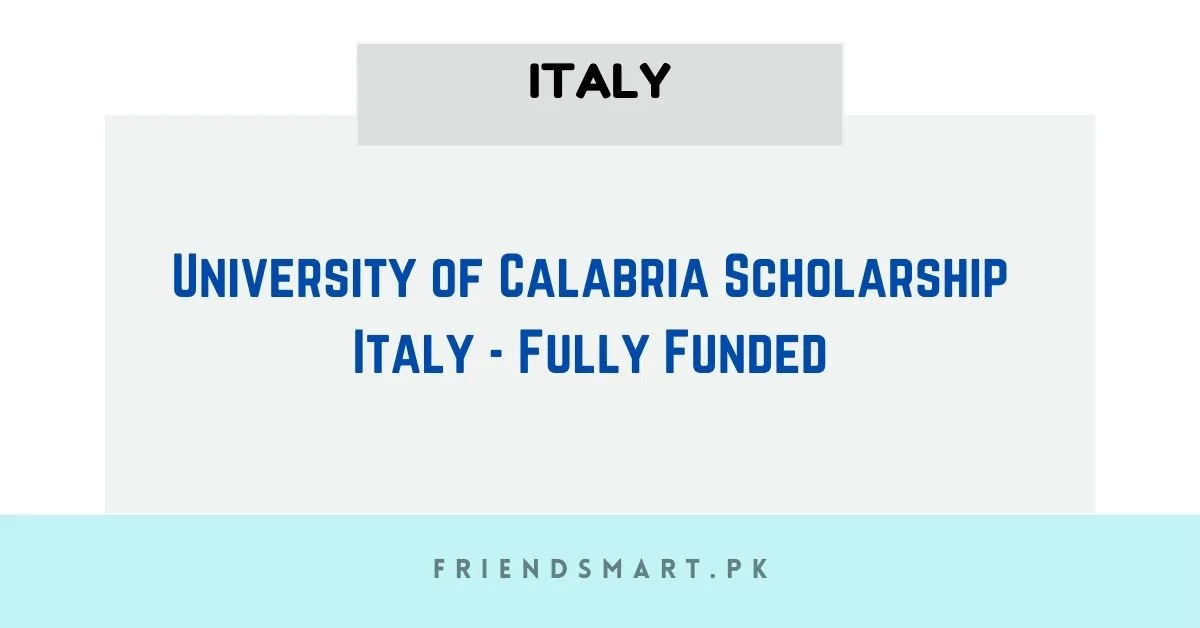 University of Calabria Scholarship Italy