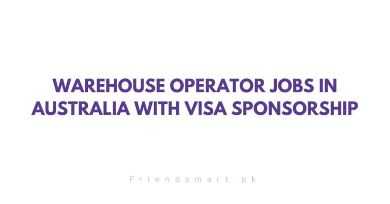 Warehouse Operator Jobs in Australia with Visa Sponsorship