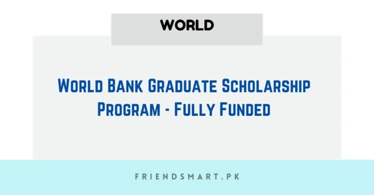 World Bank Graduate Scholarship