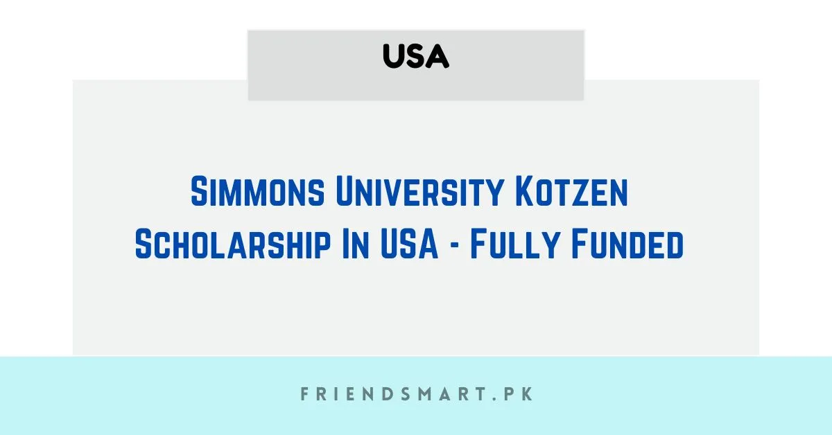 Simmons University Kotzen Scholarship