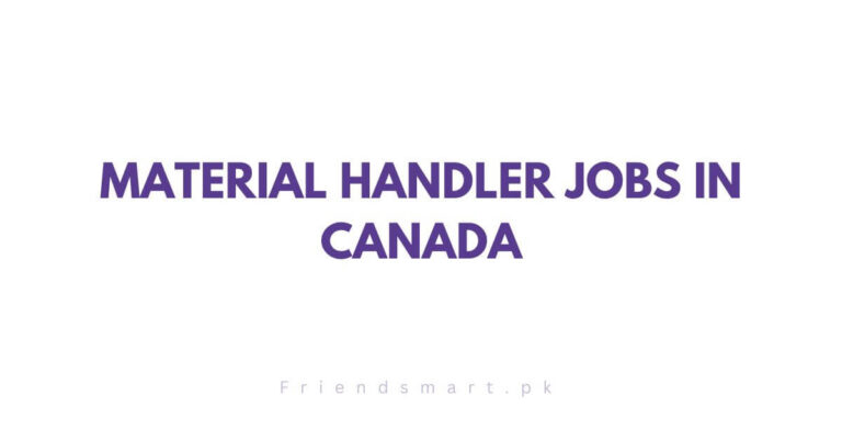 Material Handler Jobs in Canada