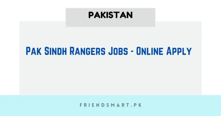 Pak Sindh Rangers Jobs