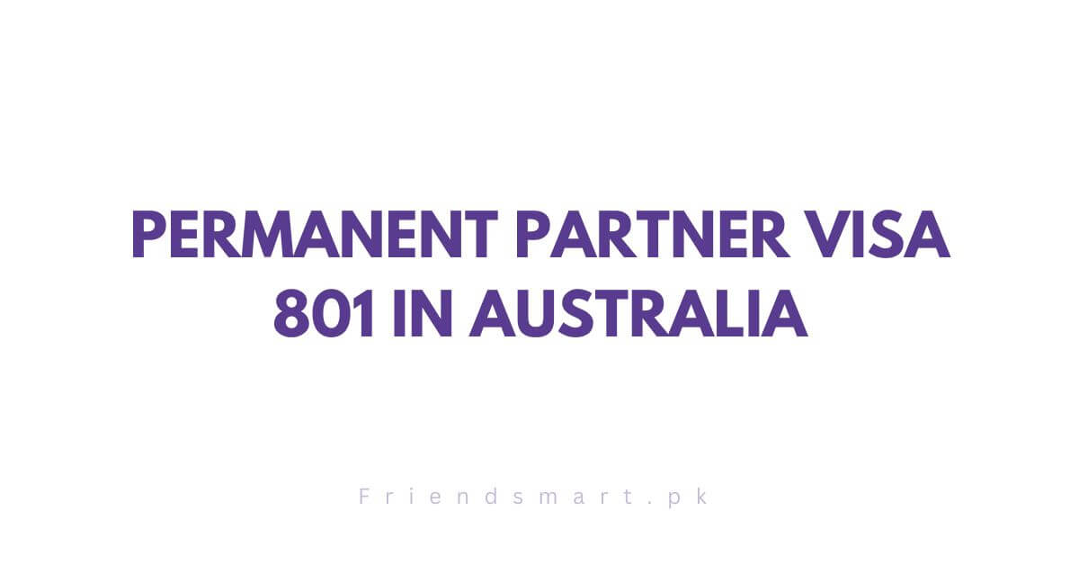 Permanent Partner Visa 801 in Australia