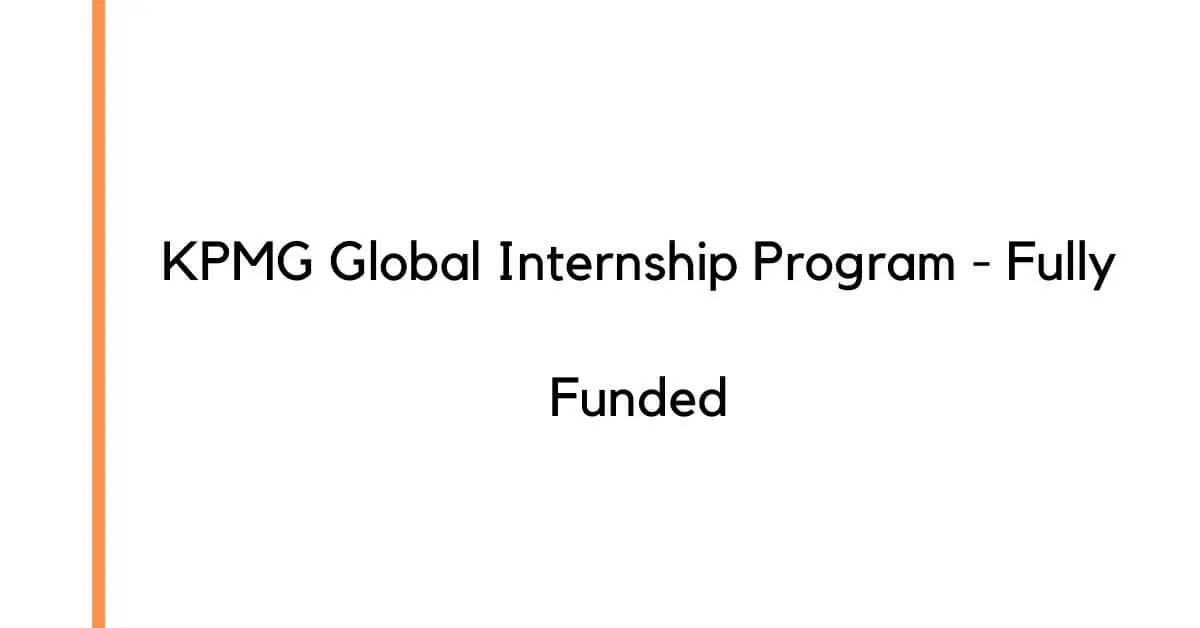 KPMG Global Internship