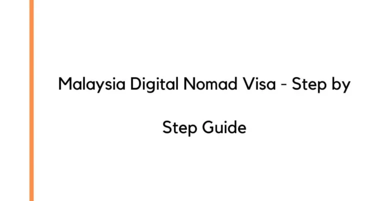 Malaysia Digital Nomad Visa