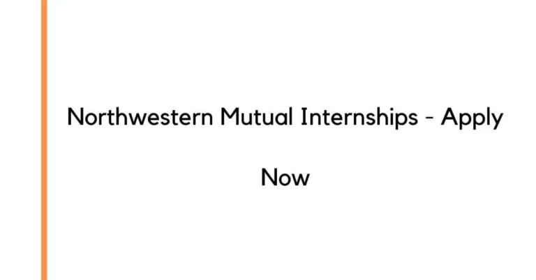 Northwestern Mutual Internships