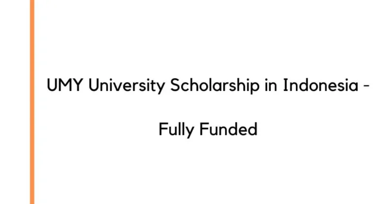 UMY University Scholarship in Indonesia - Fully Funded