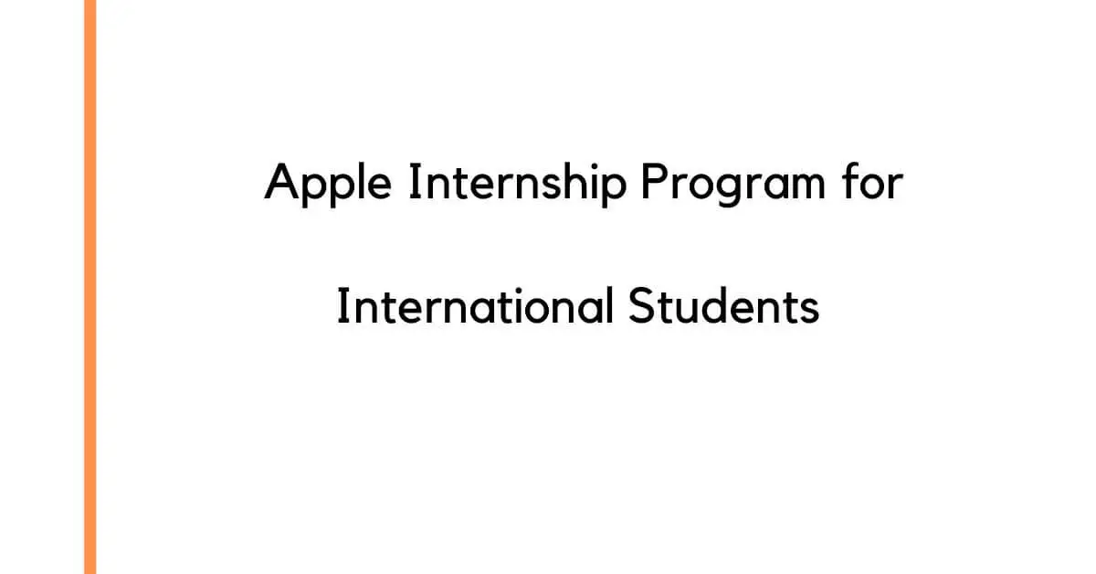 Apple Internship Program