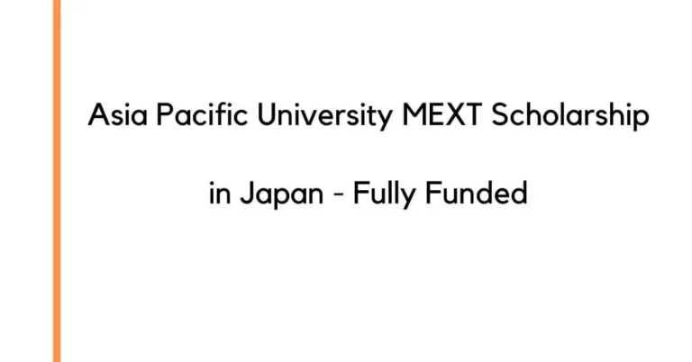 Asia Pacific University MEXT Scholarship