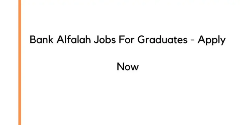 Bank Alfalah Jobs For Graduates