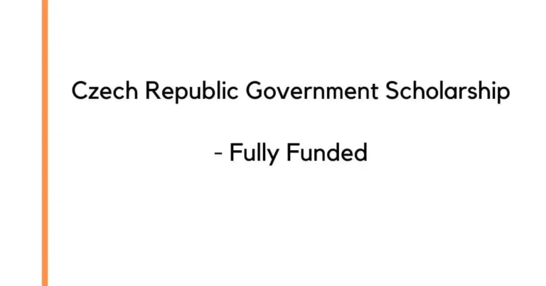 Czech Republic Government Scholarship