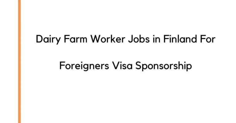 Dairy Farm Worker Jobs in Finland