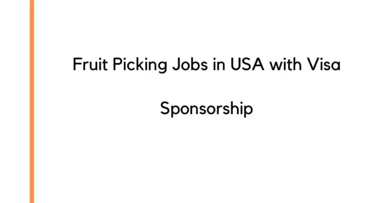 Fruit Picking Jobs in USA