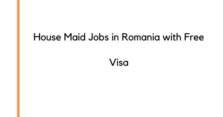 House Maid Jobs in Romania