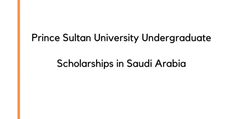 Prince Sultan University Undergraduate Scholarships