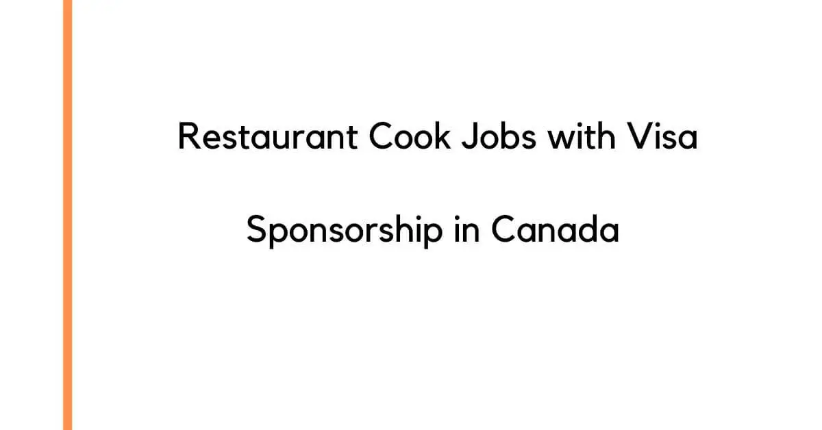 Restaurant Cook Jobs in Canada 