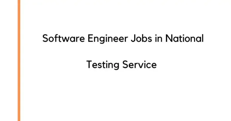 Software Engineer Jobs in National Testing Service