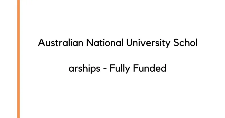 Australian National University Scholarships