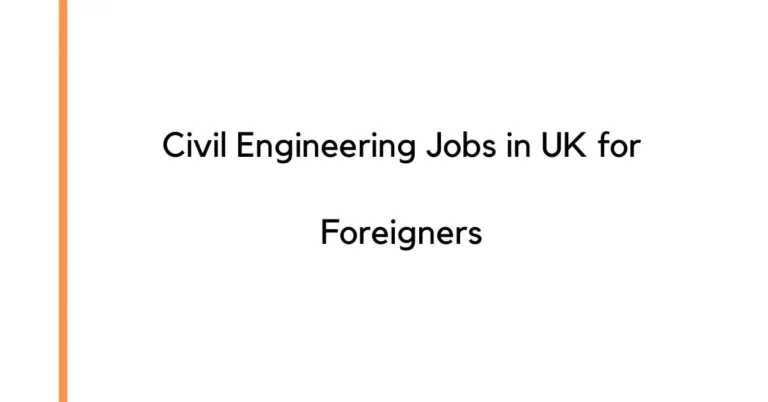 Civil Engineering Jobs in UK