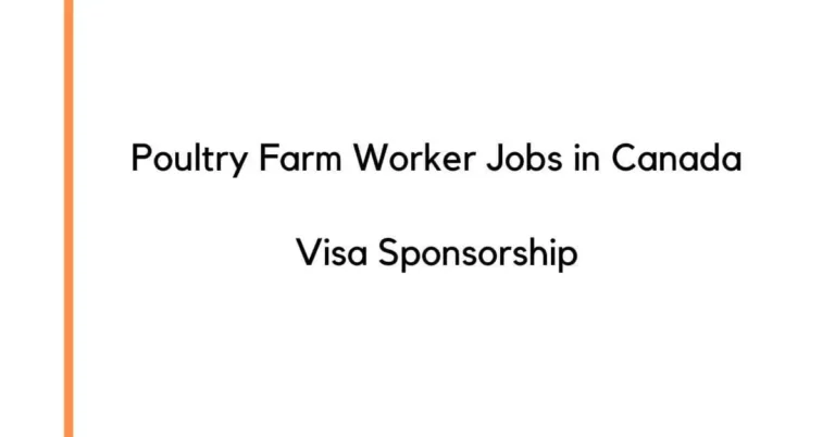 Poultry Farm Worker Jobs in Canada