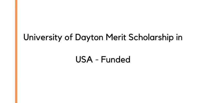 University of Dayton Merit Scholarship