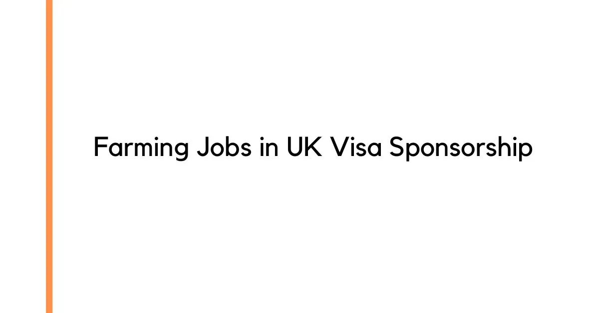 Farming Jobs in UK