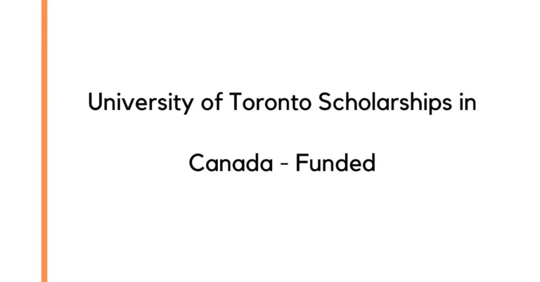 University of Toronto Scholarships