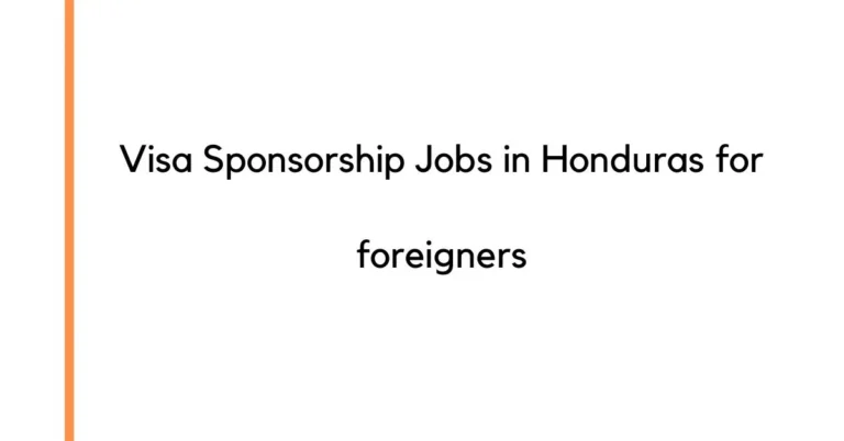 Jobs in Honduras for foreigners